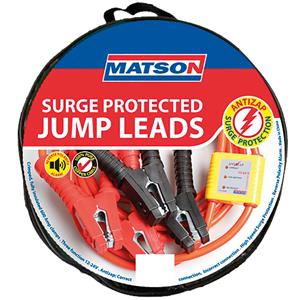 Matson Lead Jumper 4m 600Amp Anti Zap with Carry Bag