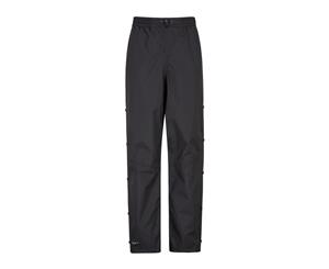 Mountain Warehouse Womens Waterproof Trousers with Breathable Membrane - 29" - Black