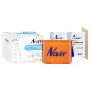 Nair Sensitive Face & Body Strip Free Wax 400g