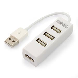 UNITEK (Y-2146) USB 2.0 4-Port Hub White (Without Power Adapter)