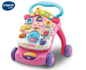 VTech Baby First Steps Baby Activity Walker Toy - Pink