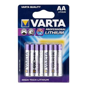 Varta AA Professional Lithium Batteries - 4 Pack