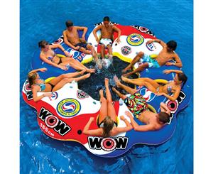 WOW Tube A Rama 10-Person Floating Party Island