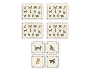 Cooksmart New Cats on Parade Placemats and Coasters