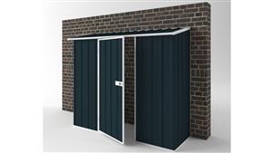 EasyShed S2308 Off The Wall Garden Shed - Mountain Blue