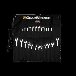 GEARWRENCH 24-Pc. Full Polish 6Pt Metric/SAE Combination Non-Ratcheting Wrench Set 81931
