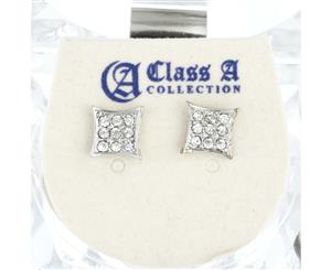 Iced Out Bling Earrings Box - KITE - Silver