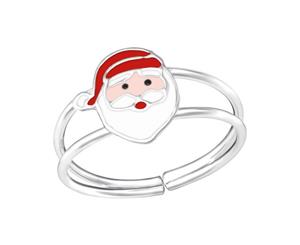 Kid's Sterling Silver Adjustable Santa Ring