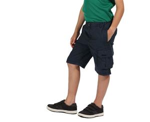 Regatta Kids Shorewalk Multi Pocket Shorts (Navy) - RG4211