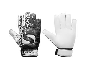 Sondico Men Match Mens Goalkeeper Gloves - Black/White