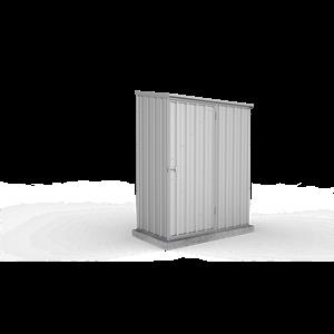 Absco Sheds 1.52 x 0.78 x 1.95m Zinc Economy Single Door Shed