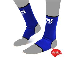 Ankle Guard Protector Support Foot Brace TWINS Kick Boxing MMA Muay Thai - Blue