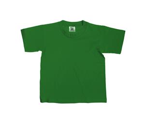 B&C Kids/Childrens Exact 150 Short Sleeved T-Shirt (Fuchsia) - BC1286