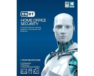 ESET Home Office Security Pack      5 Endpoints 5 Android 1 File Server 1Y Digital Key Printed Card