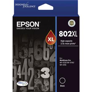 Epson - T356192 - 802XL DURABrite Ultra - Black Ink Cartridge