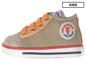 Falcotto Kids' Low Top Sneaker - Khaki