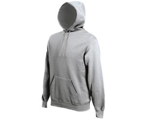 Kariban Mens Heavy Contrast Hooded Sweatshirt / Hoodie (Oxford Grey) - RW717
