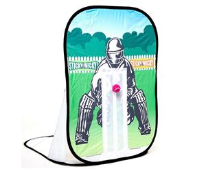 Keeper Sticky Stumps and Ball - Outdoor Pop Up Cricket Set