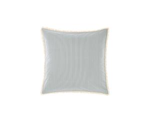 Linen House Zane Pinstripe Cotton European Pillow Case Indigo Blue