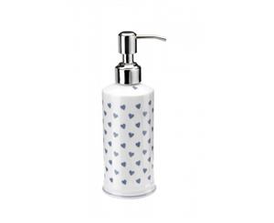 Nina Campbell Blue Hearts Design Soap Dispenser