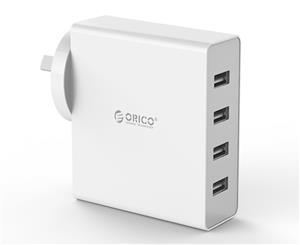 Orico 4-Port USB Wall Charger - White