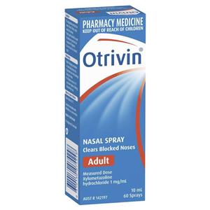 Otrivin Metered Dose Nasal Mist Adult 10mL