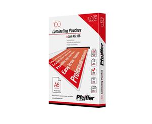 Pfeiffer A5 Laminating Pouches 125 Mic 100-Pack (C)