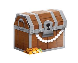 Pirate Treasure Favour Loot Treat Boxes 8 Pack