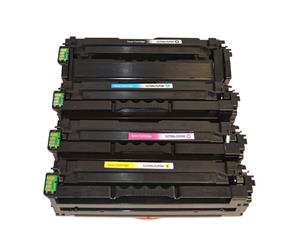 Premium Remanufactured CLT Generic Toner Cartridge 4-Pack For Samsung Printers - Assorted