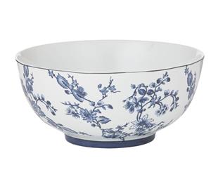 Rogue Aaliyah Porcelain Multifunctional Bowl Blue/White 30x14cm - Home Decor