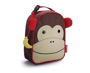 Skip Hop Kids Zoo Lunchies Insulated Lunch Bag Box Monkey