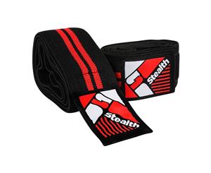 Stealth Sports Knee Wraps - Red