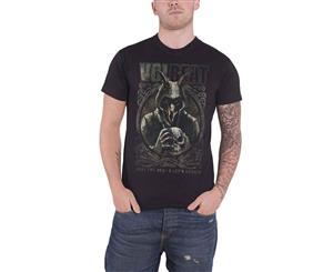 Volbeat T Shirt Goat With Skull Band Logo Official Mens - Black