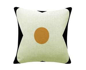 Yellow Sun on Cotton&linen Cushion Cover