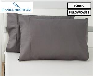 1000TC Luxury Pillowcase 2-Pack - Grey