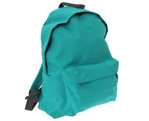 Bagbase Fashion Backpack / Rucksack (18 Litres) (Emerald/Graphite Grey) - BC1300