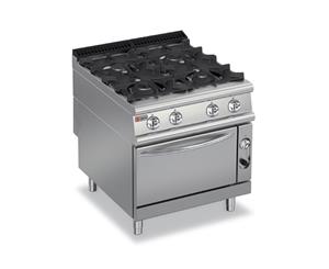 Baron Four Burner Gas Cook Top With Electric Oven