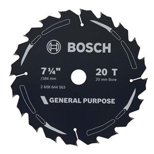 Bosch 184mm 20T TCT Circular Saw Blade for Wood Cutting - GENERAL PURPOSE - 10 Piece