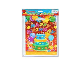 Colourful Party Theme Party Loot Bags 25x15cm Great for Lollies & Gifts for Kids