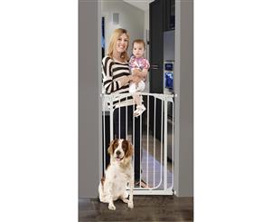 Dreambaby Chelsea Xtra-Tall Auto-Close Security Gate - White