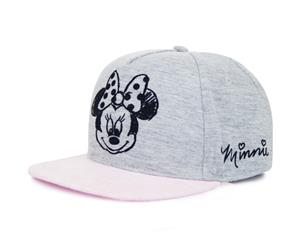 Minnie Mouse Childrens/Girls Two Tone Snapback Cap (Grey/Pink) - KC647