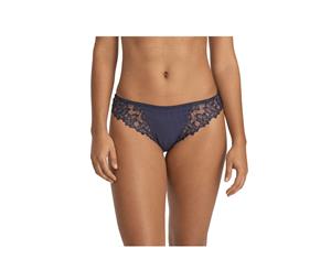 PrimaDonna 0661810 Deauville Silver Blue Lace Embroidered Thong