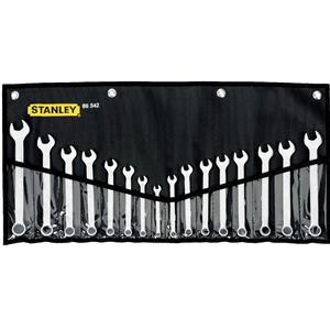 Stanley 16 Piece Metric And A/F Combination Spanner Set