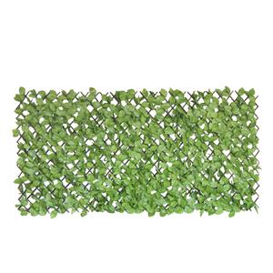 UN-REAL 2 x 1m Burnt Ivy Poly Artificial Expanding Hedge Cloth Trellis