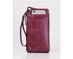 Women's Penelope Leather Wallet - Purple