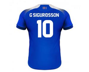 2018-2019 Iceland Home Errea Football Shirt (G Sigurdsson 10)