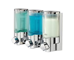 BETTER LIVING SIGNATURE Dispenser 3 - Chrome with Ribbed Translucent Chamber