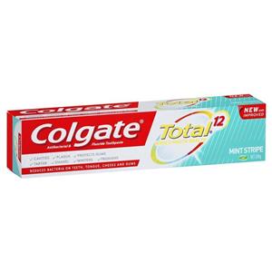 Colgate Total Mint Stripe Antibacterial Fluoride Gel Toothpaste 200g