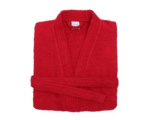 Comfy Unisex Co Bath Robe / Loungewear (Red) - RW2637