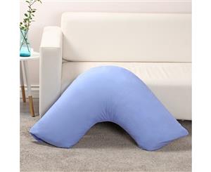 Dreamaker 250TC Plain Dyed V shape Pillowcase-78x78cm Lavender